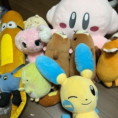 ぬいぐるみ　カービー　ポケモン　ミニオンの画像