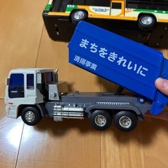 ゴミ収集車　おもちゃの画像