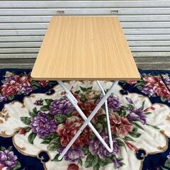 美品★ニトリ★折りたたみテーブルの画像