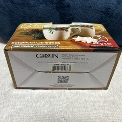gibson home クリスマス食器　マグカップの画像