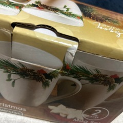 gibson home クリスマス食器　マグカップの画像