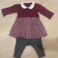 女の子の赤ちゃん服（50～60cm)の画像