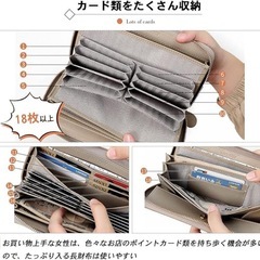 【本革】財布 長財布 オレンジ 大容量 牛革 ラウンドファスナー 新品 箱付きの画像