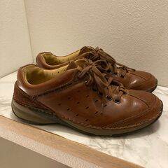★ Clarksクラークスシューズ ブラウン　アクティブエア 本革　★25ｃｍの画像
