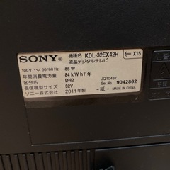 壊れたテレビの画像