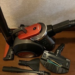 【三菱電機】キャニスター式サイクロン掃除機　風神 TC-ZXF30P、シャインレッドの画像