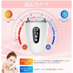 【温冷両用】EMS美顔器 多機能かっさプレート 男女兼用の画像