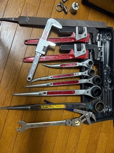 配管鉄鋼製管足場　工具　バラ売り