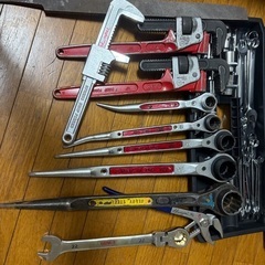 配管鉄鋼製管足場　工具　バラ売りの画像