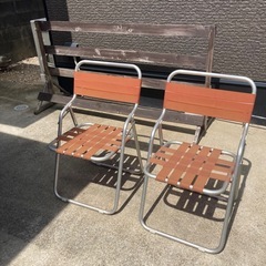 コカコーラ製　折り畳み椅子の画像