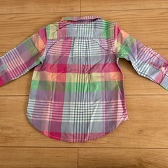 gapカラフルシャツ80サイズの画像