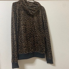monkey time モンキータイム 豹柄　Wzip　パーカー レオパード ユナイテッドアローズ　BOX の画像