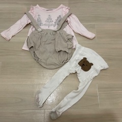 女の子の赤ちゃん服 (60-70cm)の画像