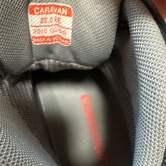 キャラバンcaravan登山靴22.0子供ジュニアキッズ用（2120ハイキングの画像