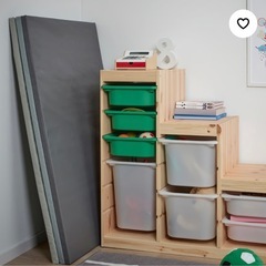 IKEA プレイマット パスビット折りたたみ式ジムマットの画像