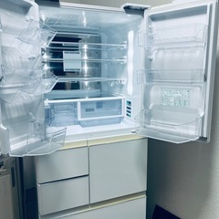 ♻️直接引き取り大歓迎💁その場合は8,000円引き⭐︎大阪府/奈良県／京都府は配送設置込み🉑 SHARP 冷蔵庫 SJ-GT48C-W 480L 2017年製の画像