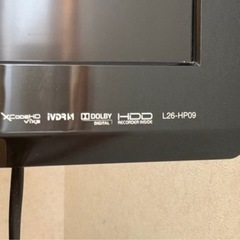 26型テレビ HITACHIL26-HP09の画像