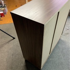 美品　木製 下駄箱 シューズボックスの画像