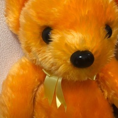BIGベア テディベア ぬいぐるみ オレンジの画像