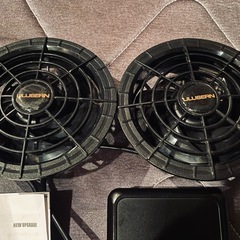 ulusern 空調服　ファン　バッテリー　充電器　一式の画像