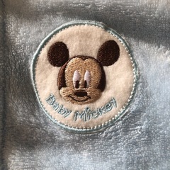 ディズニー ミッキー 起毛 耳付き ポンチョ 50～70の画像