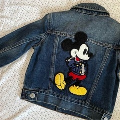 gap kids デニムジャケットの画像