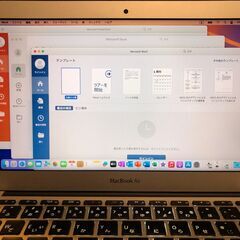 「MacBook Air 11インチ Early 2015　MJVM2J/A」超軽量薄型モバイルノートPC / Core i5搭載 / メモリー4GB / SSD-128GB / Webカメラ / Bluetooth / 無線LAN / MacOS(Sequoia15.6.1版－Patcher利用) ＋Office2019＋iMovie（10.4.3版）とWindows11(最新24H2版)＆OfficeProPlusの選択起動可能の画像