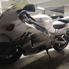 【相模原】SUZUKI スズキ GSX1300R 隼 初期型 一応実働 書有 検無 引取のみ H12年 340km/h フルスケールメーター ( HAYABUSA ハヤブサの画像