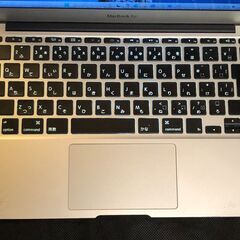 「MacBook Air 11インチ Early 2015　MJVM2J/A」超軽量薄型モバイルノートPC / Core i5搭載 / メモリー4GB / SSD-128GB / Webカメラ / Bluetooth / 無線LAN / MacOS(Sequoia15.6.1版－Patcher利用) ＋Office2019＋iMovie（10.4.3版）とWindows11(最新24H2版)＆OfficeProPlusの選択起動可能の画像