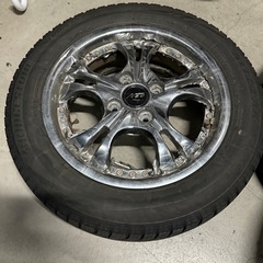 14インチ スタッドレス付アルミ NEO ROAD PCD100 4穴 の画像