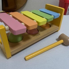 ☆受け渡し予定者あり☆Woody World たたいて！ころりんハンマー 3歳 知育玩具の画像