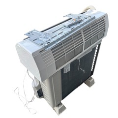 HITACHI 日立 白くまくん ルームエアコン 6畳 リモコン付き 冷暖房 空調 2022年製 RAS-KD22M の画像