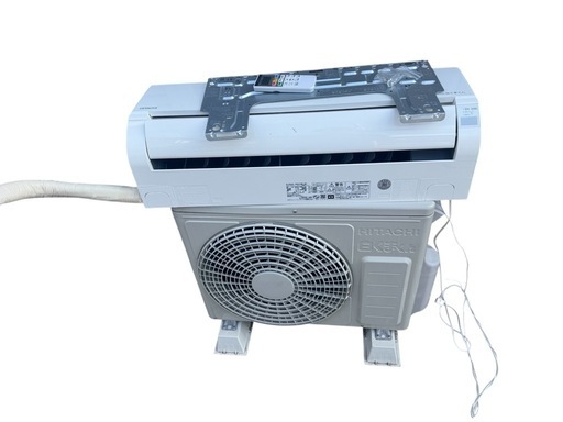 HITACHI 日立 白くまくん ルームエアコン 6畳 リモコン付き 冷暖房 空調 2022年製 RAS-KD22M