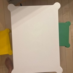 IKEA 子供用足取り外し可能デスク&スツール　UTTER　の画像