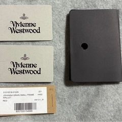 三つ折り財布　Vivienne Westwood赤色  の画像