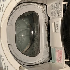 ファミリー向け洗濯乾燥機8kgの画像
