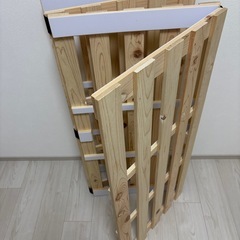 すのこベッド　折りたたみ　檜の画像