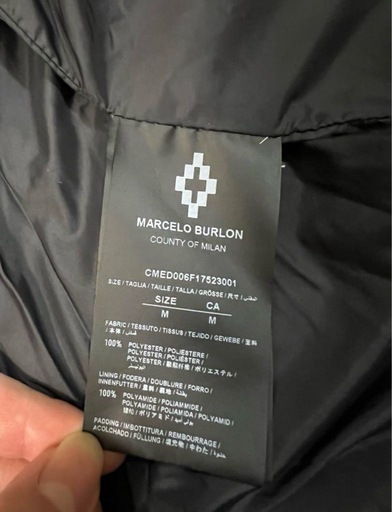 MARCELO BURLON Down Jacket ダウンジャケット
