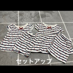 ベビー服 お揃い 女の子 まとめ売りの画像