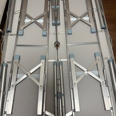 FIELDOOR 収納式アルミレジャーテーブル　幅110cmの画像