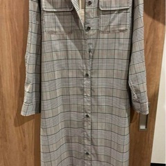 グレースコンチネンタル チェックシャツプリーツワンピースの画像