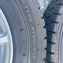スタッドレスタイヤホイル／ダンロップ145/80R13 軽自動車の画像