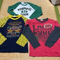 ⓪男の子　長袖Tシャツ　半ズボン　長ズボンの画像