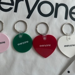everyone キーホルダーセット（4個）の画像