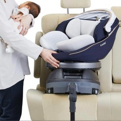 【美品】Combi ISOFIX クルムーヴスマート 回転　チャイルドシートの画像