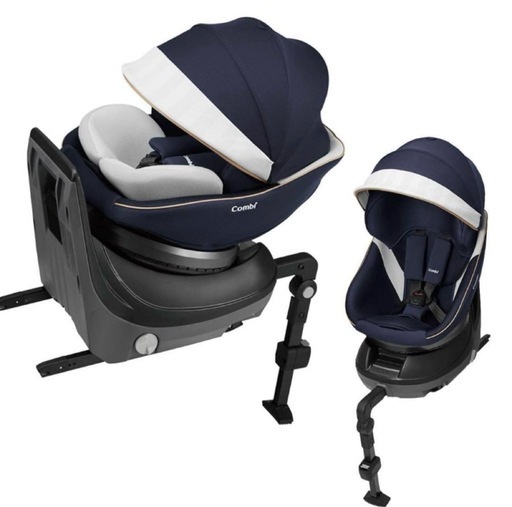 【美品】Combi ISOFIX クルムーヴスマート 回転　チャイルドシート