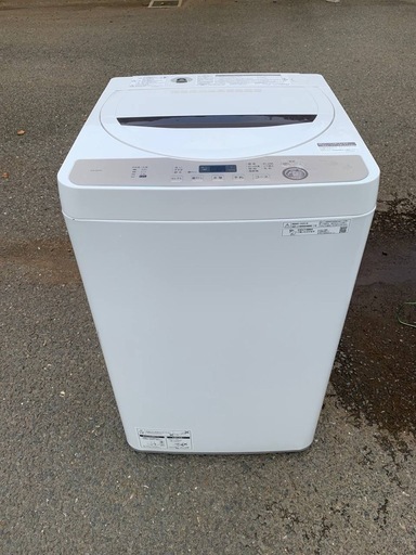 SHARP 電気洗濯機 ES-GE6E-T ショップ