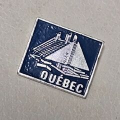 EXPO'70 大阪万博 QUEBEC ケベック館 ブローチ パビリオン 当時物の画像