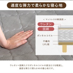 脚付きマットレス
の画像