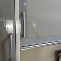 白の食器棚/ホワイト/レンジ台の画像